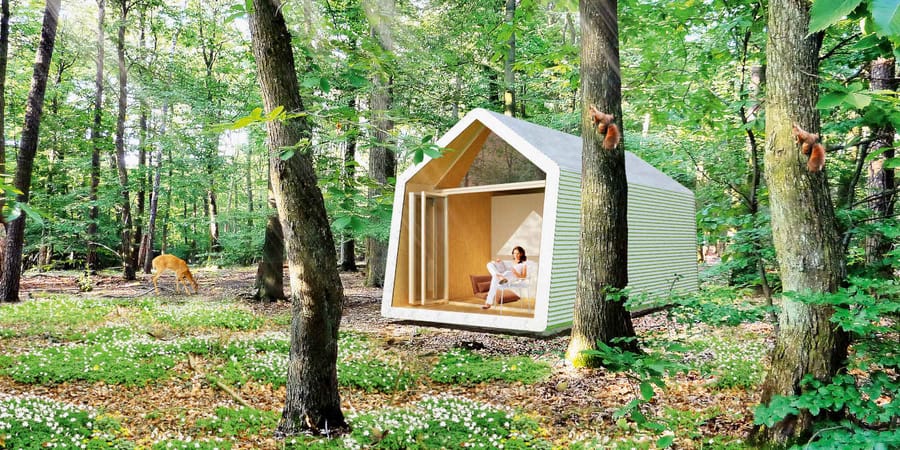 Tiny House im Wald von Leo Harders