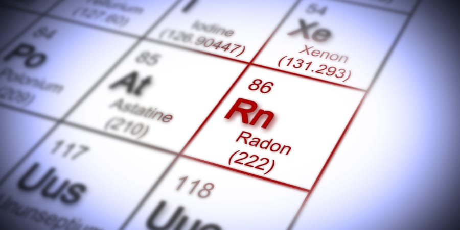 Radon ist radioaktiv