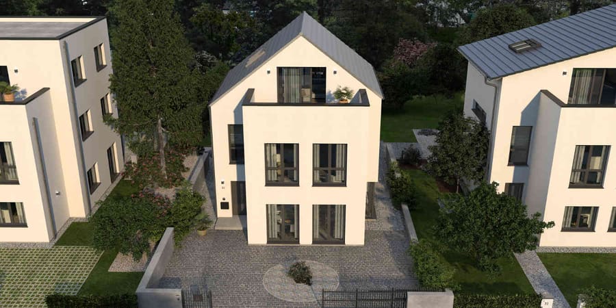 Musterhaus Hessdorf von Okal Haus - drei Ebenen