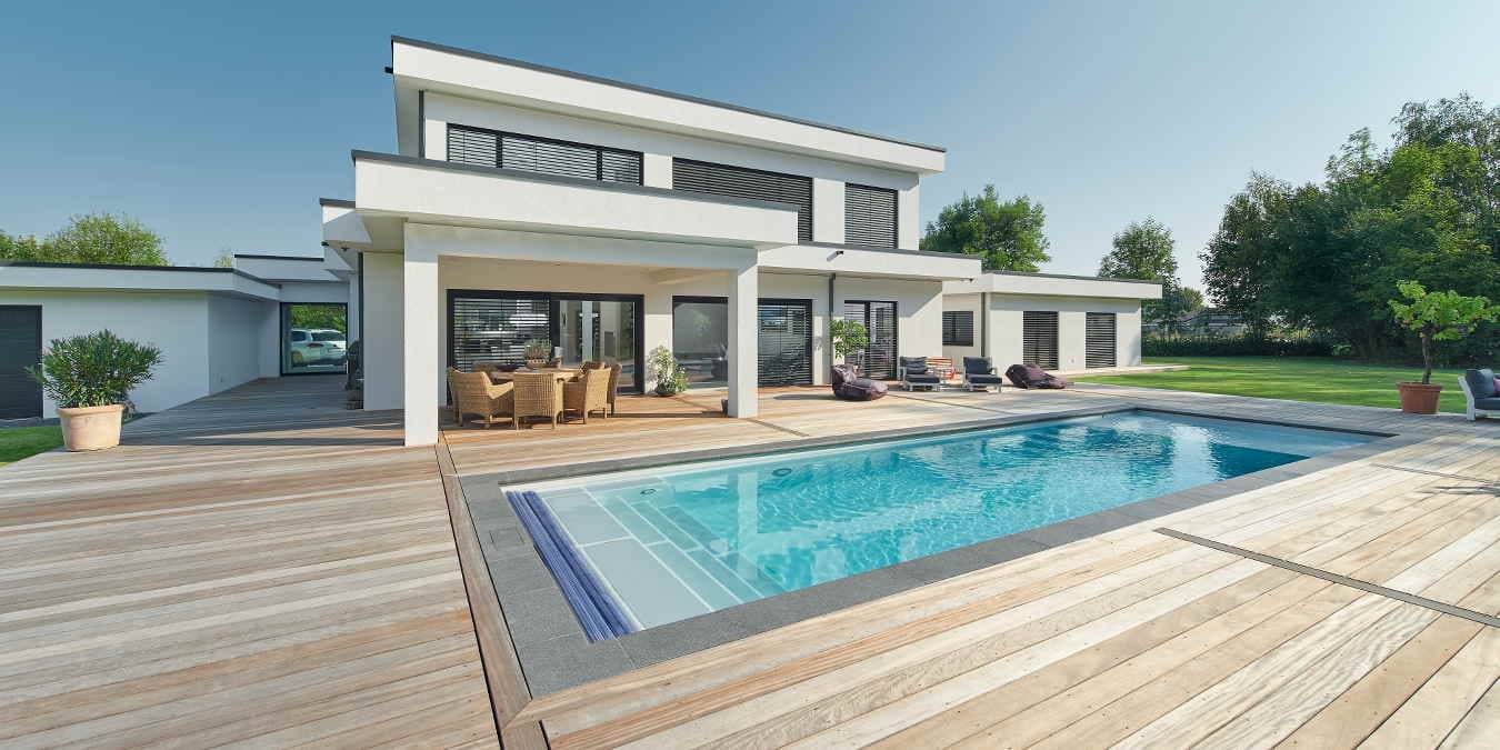 Luxhaus im Bauhausstil mit Swimming Pool