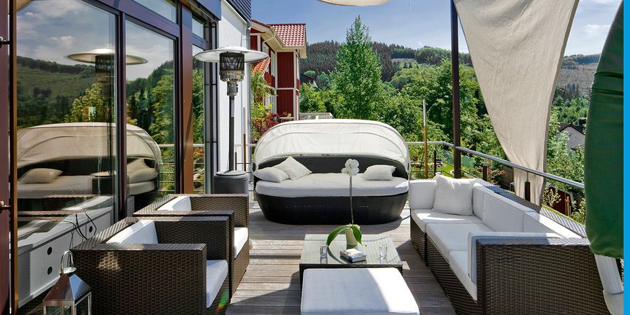 Haus Plettenberg mit Terrassen-Lounge