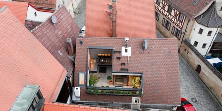 Dachterrasse nach Smart Home Sanierung