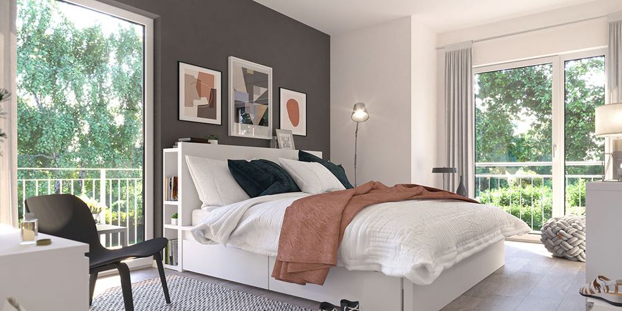 Das Elternschlafzimmer des Hauses