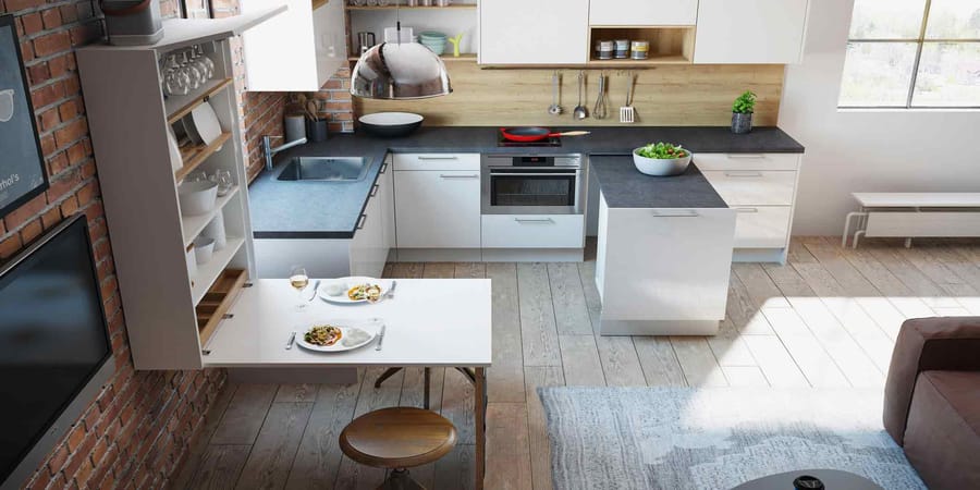 Küche planen mit multifunktionalen Möbel