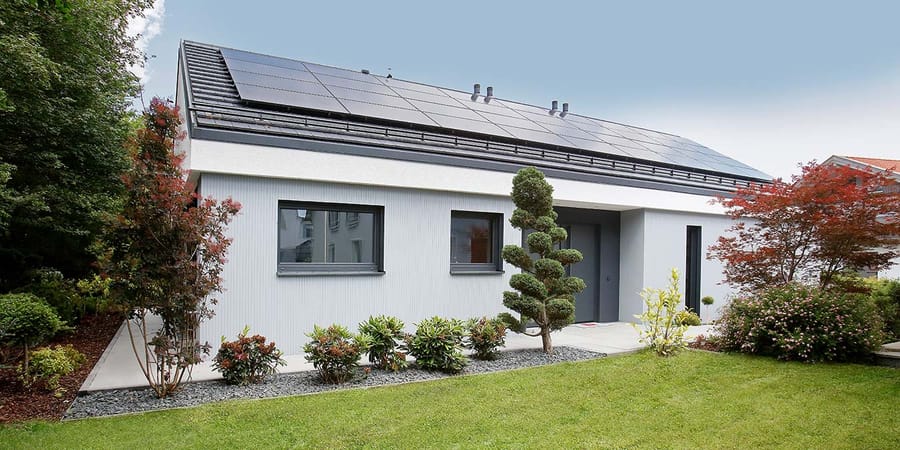 Photovoltaikanlage auf dem Satteldach
