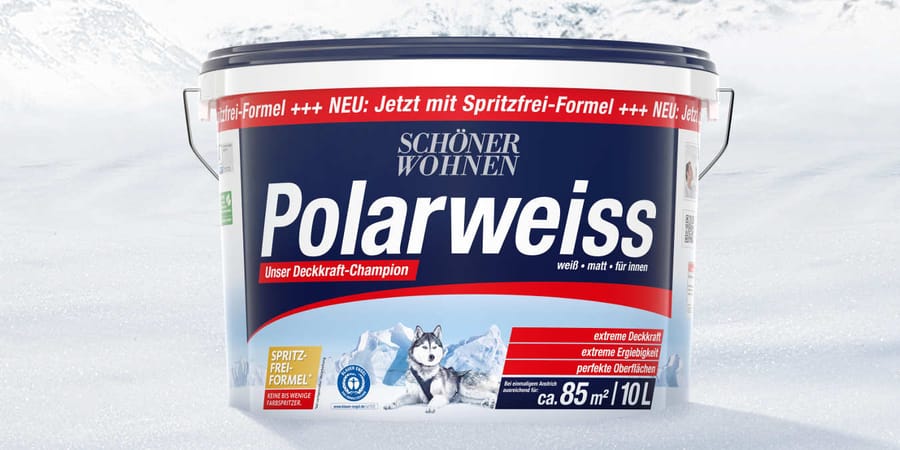 Schoener Wohnen Polarweiss - 10 Liter Eimer von Schoener Wohnen-Farbe