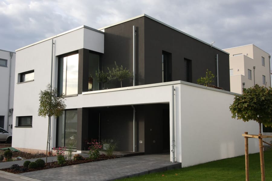 Individuelle Wandsysteme für moderne Einfamilienhausarchitektur