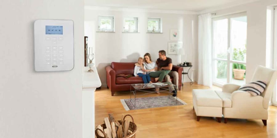 Moderne Smart Home Alarmanlage Haus