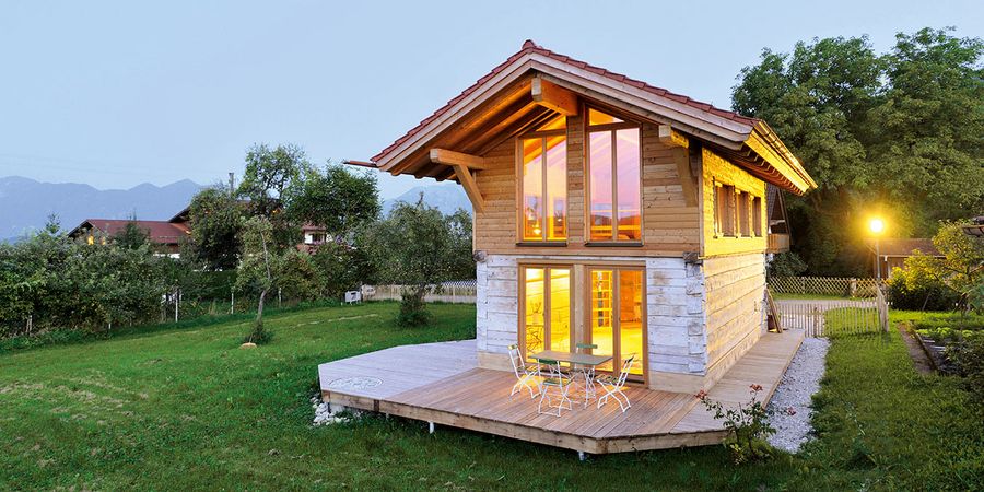 Ein modernes Mini-Haus in Blockbauweise - Artifex