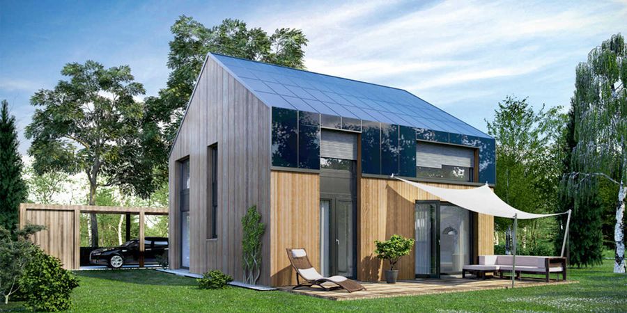 Minihaus mit kleinem Energiebedarf