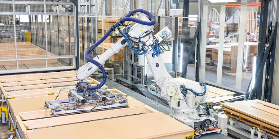 FingerHaus Produktion mit Roboter-Automationstechnik