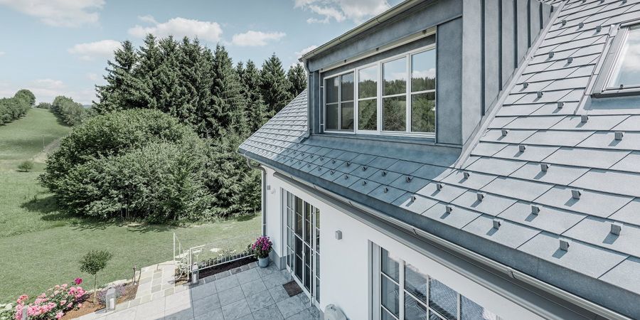 Metall Dach Bauernhaus mit Aluminiumdach