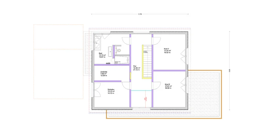 Bittermann & Weiss Individuelle Planung Grundriss DG.
