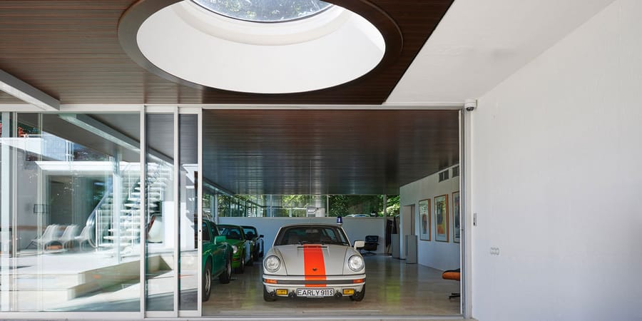 Garage von Haus Kemper Wuppertal von Stararchitekt Richard Neutra