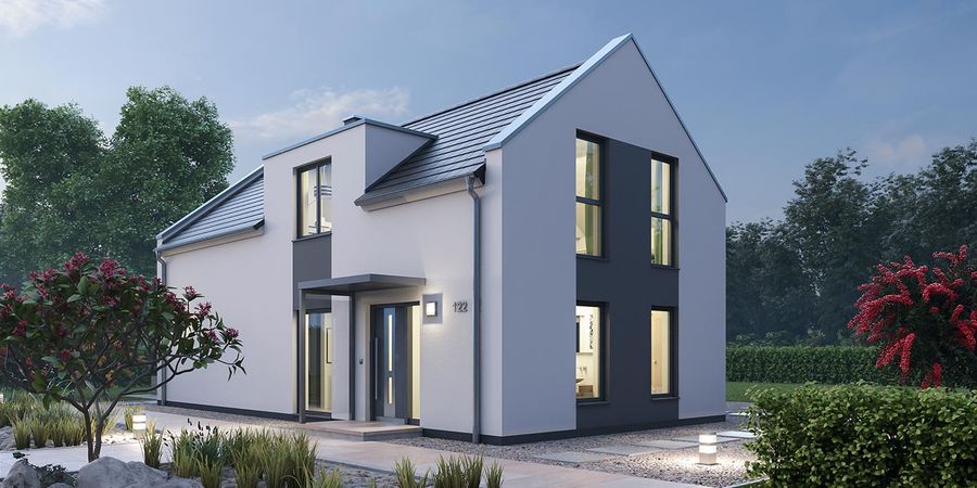 Einfamilienhaus mit Satteldach günstig bauen