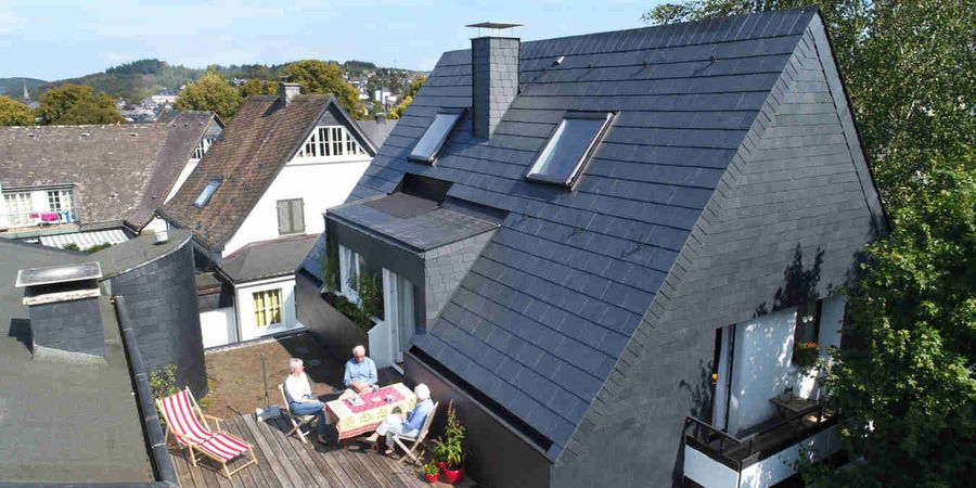 Rathscheck Schieferplatten für Fassade und Dach