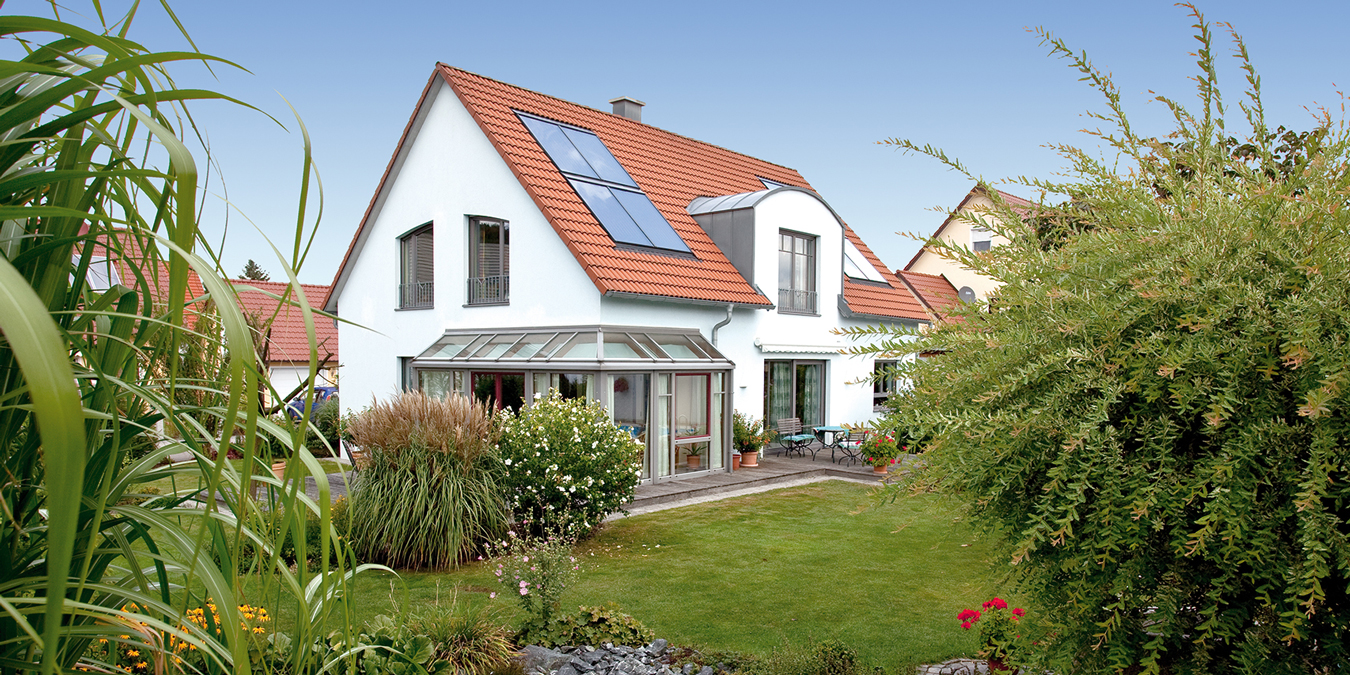 Einfamilienhaus mit Solarthermie